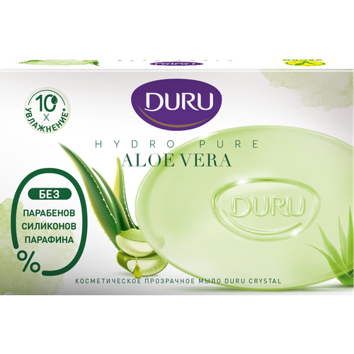 DURU Мыло кусковое Hydro Pure Aloe Vera алоэ вера, 106 г