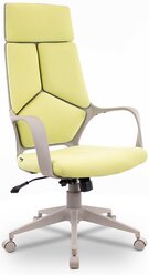 Компьютерное кресло Everprof Trio Grey TM для руководителя, обивка: текстиль, цвет: зеленый