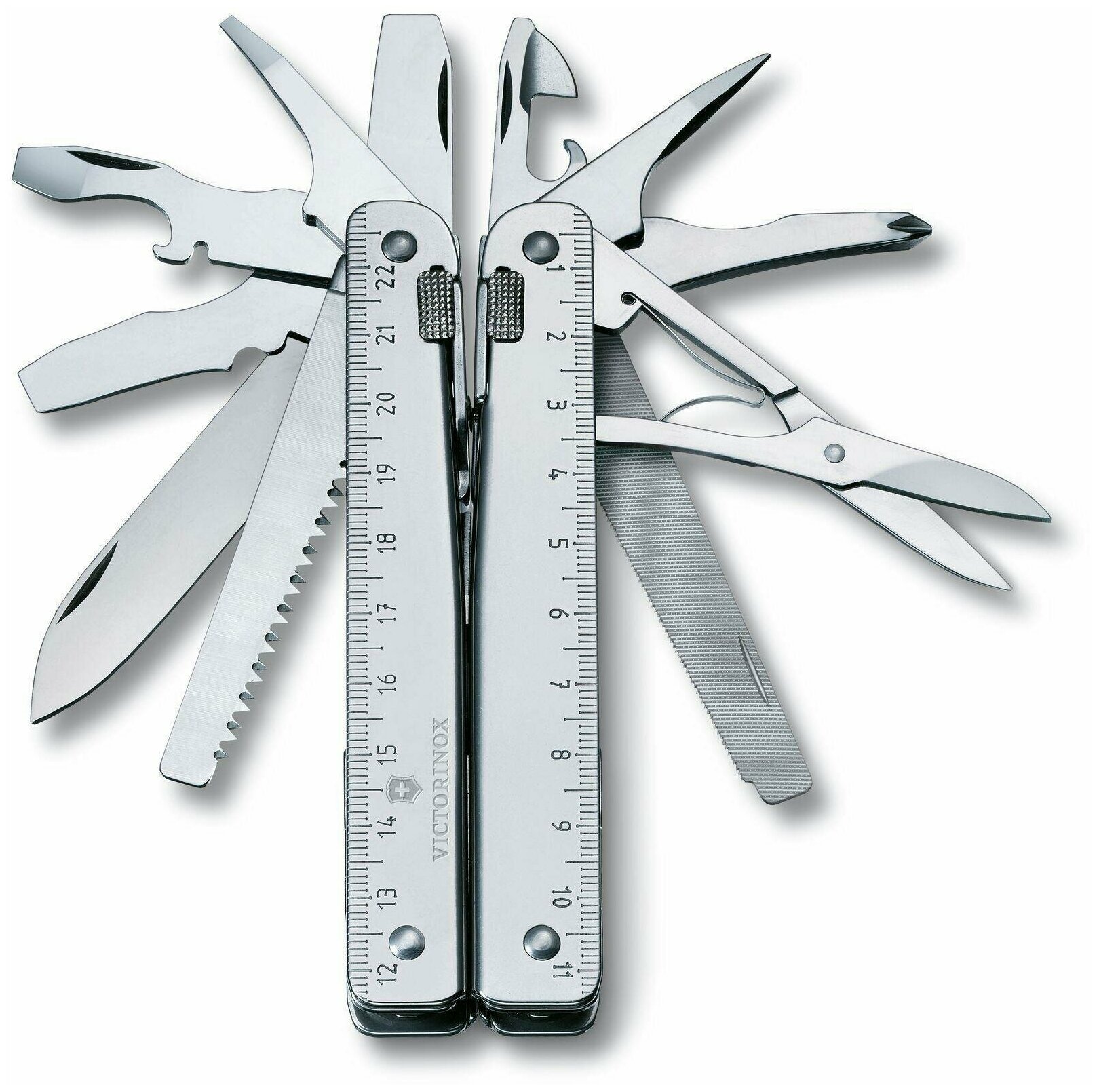 Мультитул Victorinox SwissTool X Plus Ratchet (3.0339.L) 115мм 40функций серебристый карт.коробка - фото №18