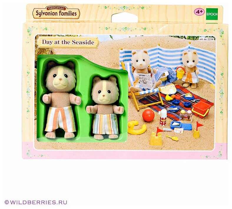 Игровой набор Sylvanian Families Морское путешествие День на море 8 и 6.5 см - фото №7