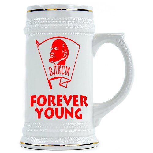 фото Пивная кружка forever young drabs
