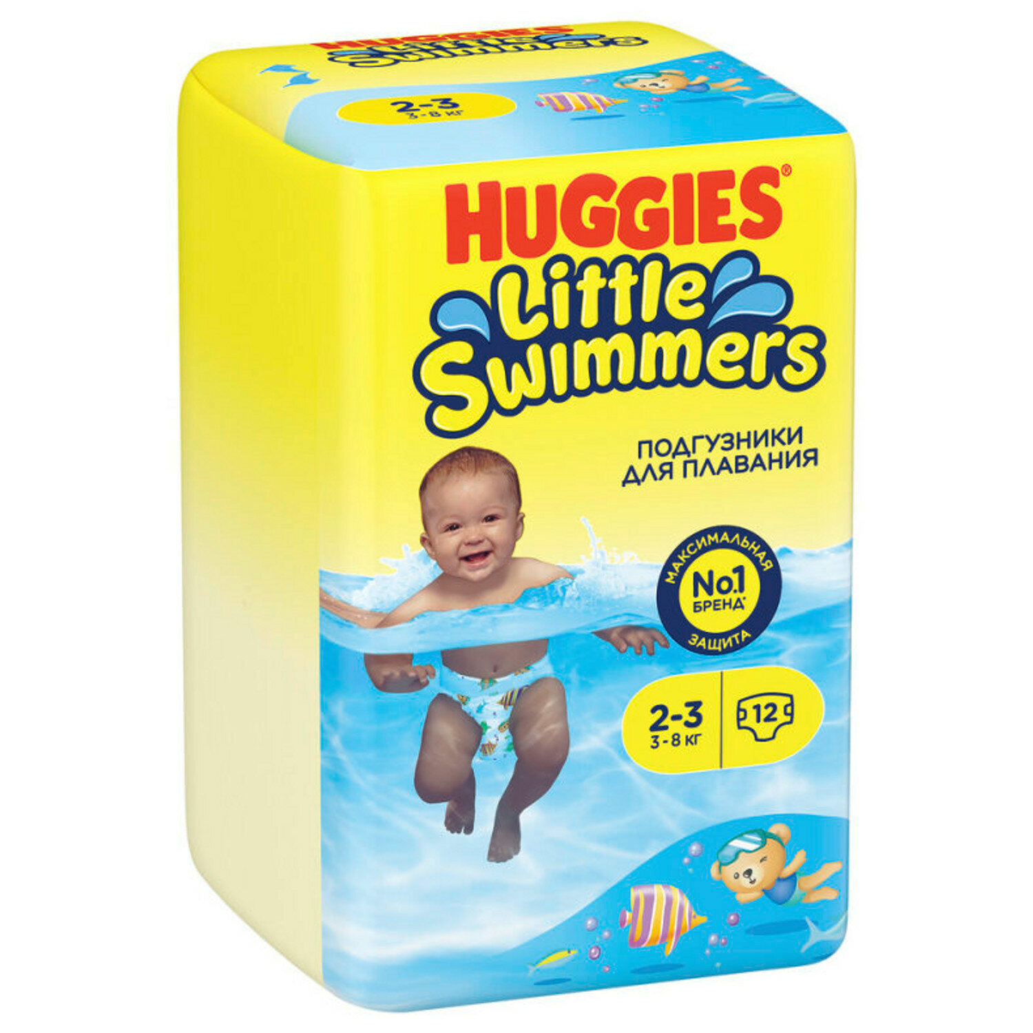 Подгузники-трусики Huggies Little Swimmers для плавания 2-3 (3-8 кг), 12 шт. - фото №3