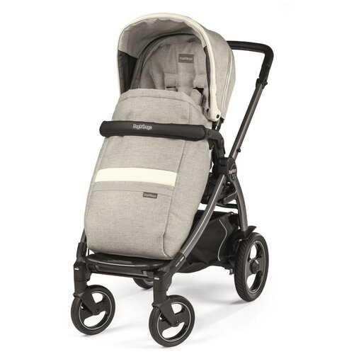 Прогулочная коляска Peg Perego Book 51 S Pop Up Completo (шасси Titania), Luxe Pure