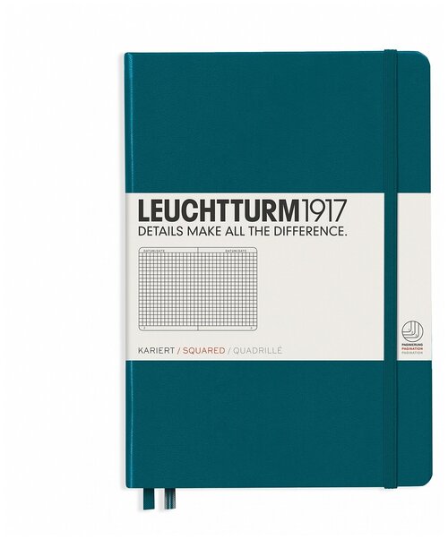 Записная книга Leuchtturm1917 359693 океан A5, 124 листа