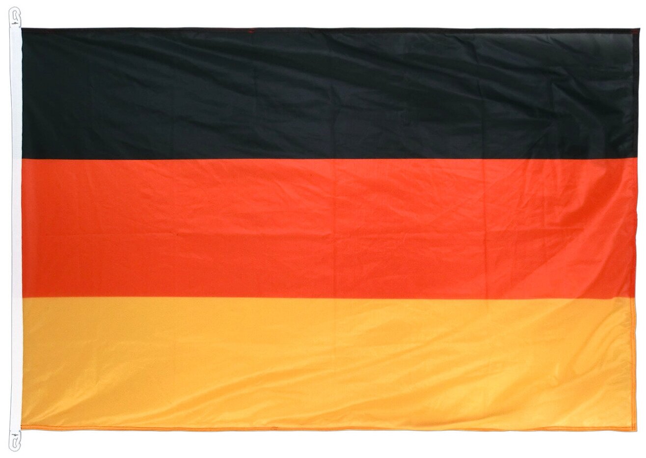 Флаг Германии с карабинами 90х135 см