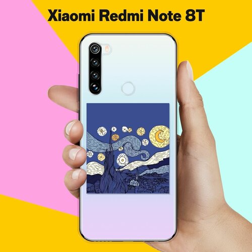 Силиконовый чехол Ночь на Xiaomi Redmi Note 8T силиконовый чехол цветы с узором на xiaomi redmi note 8t