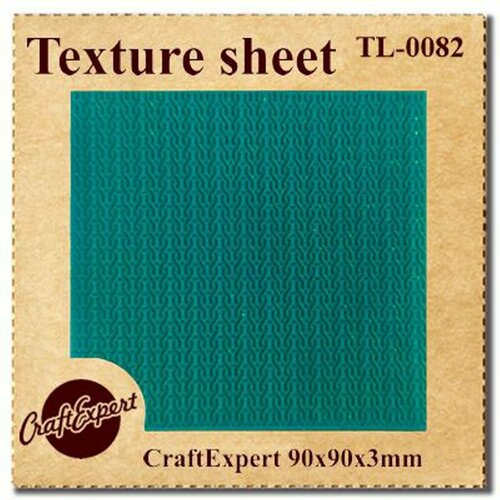 Текстурный лист для полимерной глины и пластики, форма для лепки. Вязаный узор