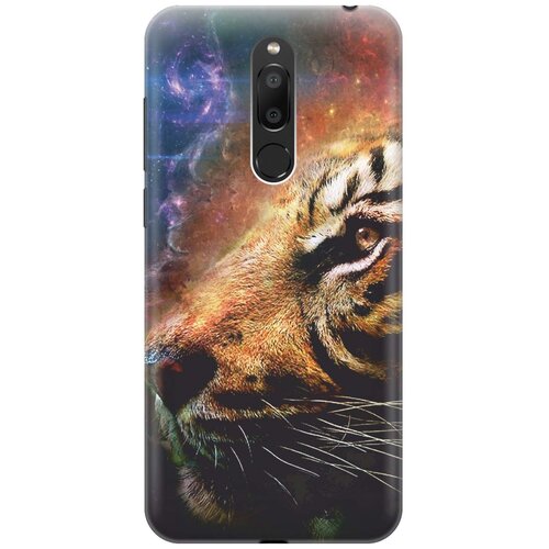 фото Cиликоновый чехол на meizu m6t / мейзу 6т с принтом "космический тигр" gosso