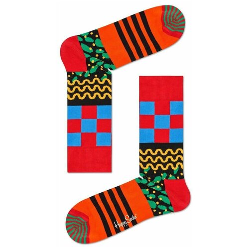 Носки Happy Socks, размер 25, мультиколор, бесцветный носки happy socks 7 пар бесцветный мультиколор