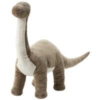 Мягкая игрушка ИКЕА ЙЭТТЕЛИК Бронтозавр, 90 см, коричневый