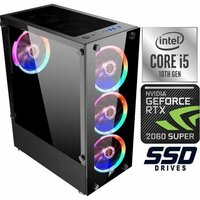 Компьютер для Игр: Intel Core i5-10400F (12МБ кэш, до 4,30ГГц), Память: 16Гб DDR4, SSD: 1000Гб, Видеокарта: GeForce RTX 2060 SUPER 8Gb, без ОС