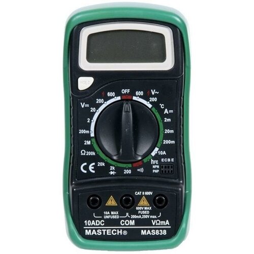 Портативный мультиметр MASTECH 13-2008 MAS838 портативный мультиметр mastech mas838