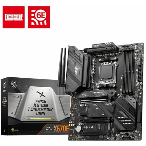 Материнская плата MSI MAG X670E tomahawk WIFI материнская плата msi mag b560 tomahawk wifi lga 1200 intel b560 sata 6 гб с atx intel