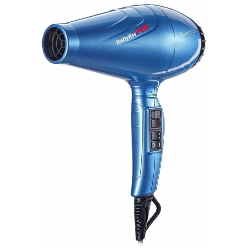 Фен BaByliss PRO AZZURRO IONIC, 2100 W фен babyliss pro bab6350ible azzurro 2100w