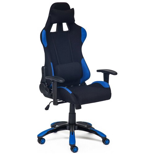 фото Компьютерное кресло tetchair igear игровое, обивка: текстиль, цвет: черный/синий