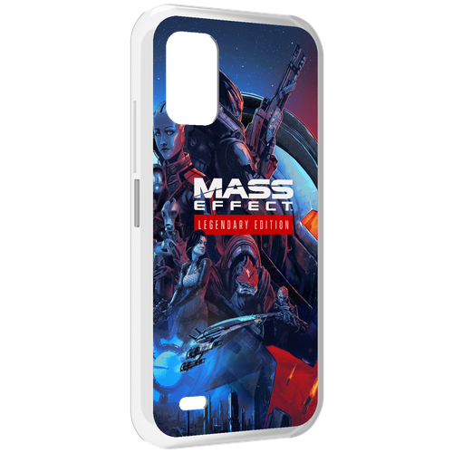 Чехол MyPads Mass Effect Legendary Edition для UMIDIGI Bison GT2 / GT2 Pro задняя-панель-накладка-бампер