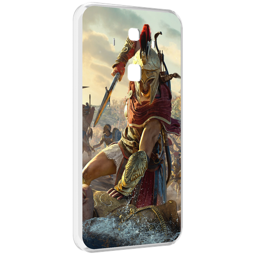 Чехол MyPads Assassin's Creed Odyssey Kassandra мужской для Huawei Mate 10 Pro задняя-панель-накладка-бампер