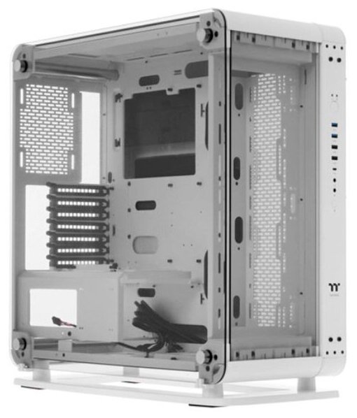 Корпус Thermaltake Case Core P6 Snow Edition Без БП White CA-1V2-00M6WN-00