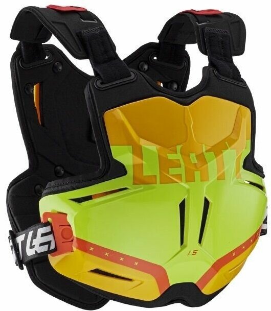 Защита груди моточерепаха панцирь Leatt Chest Protector 1.5 Torque Citrus, для мотоциклиста