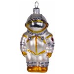 Елочная игрушка Елочка Космонавт С1874, 8.2 см - изображение