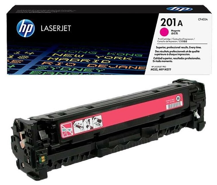 Лазерный картридж Hewlett Packard CF403A (HP 201A) Magenta