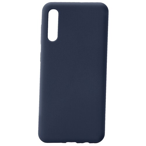 фото Чехол на samsung galaxy a50 2019 kruche silicone plain midnight blue