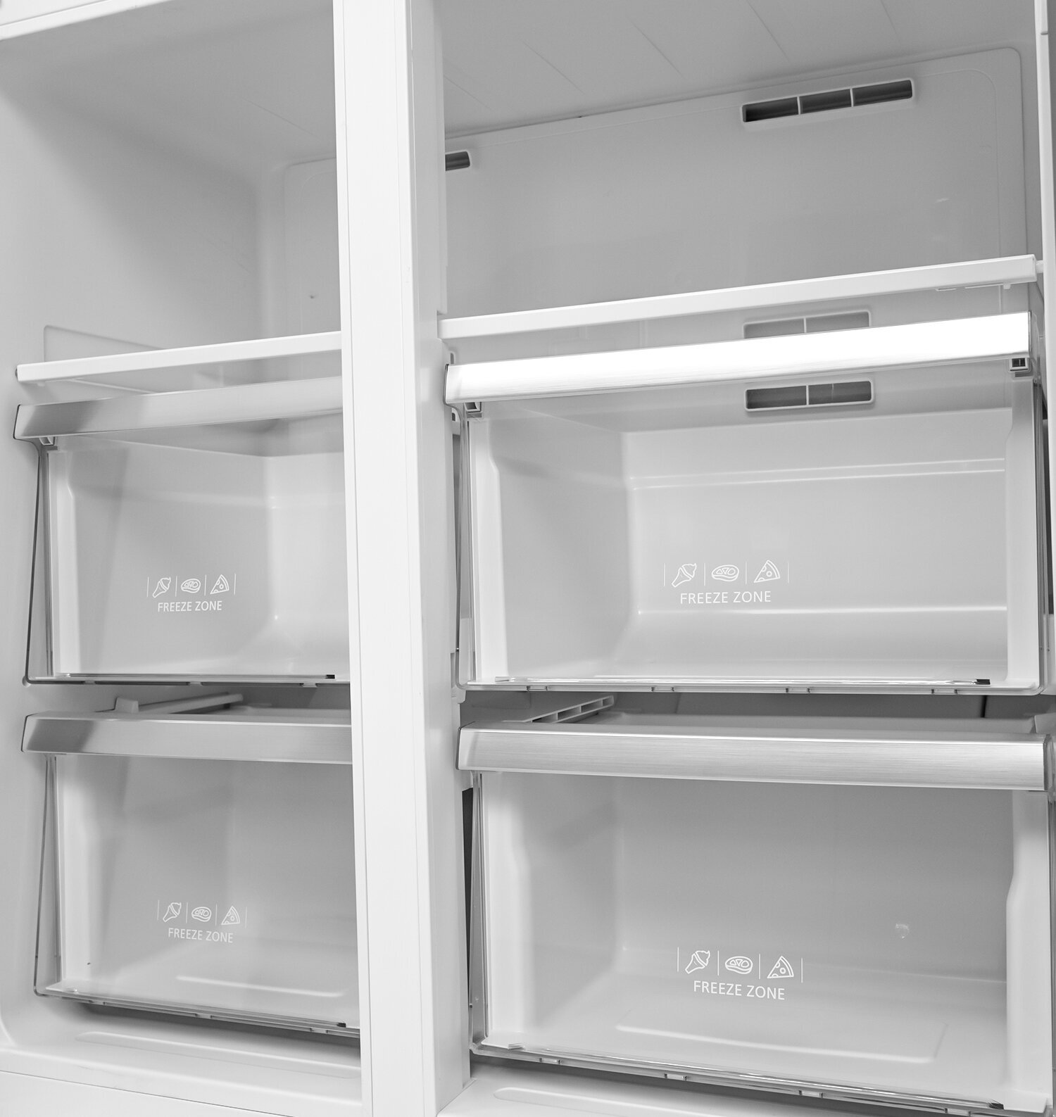 Отдельностоящий двухкамерный холодильник LEX LCD450WID , белый - фотография № 5