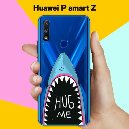 Силиконовый чехол Акула на Huawei P smart Z силиконовый чехол корги узором на huawei p smart z