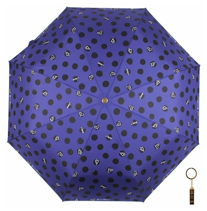 Зонт женский Flioraj 16052 FJ , синий