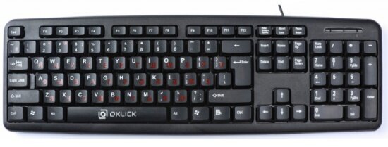 Клавиатура Оклик Oklick 90M черный USB (402127)