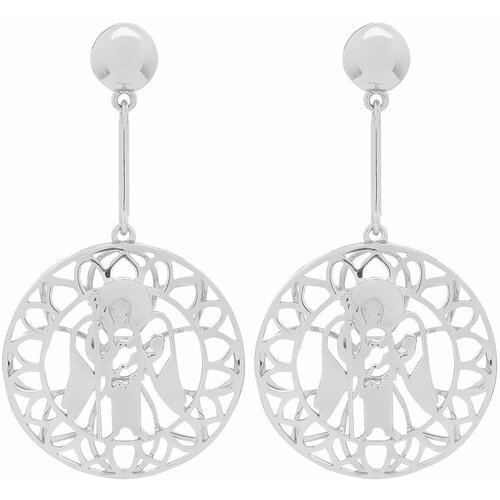 Серьги Gourji, серебро, 925 проба, серебряный