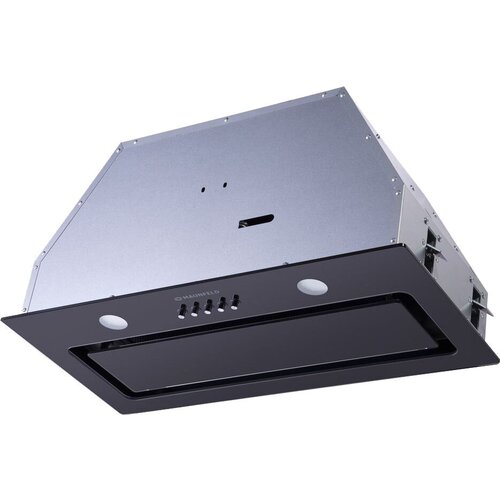 Вытяжка встраиваемая Maunfeld Trapeze 601GG черный управление кнопочное 1 мотор 2191300₽