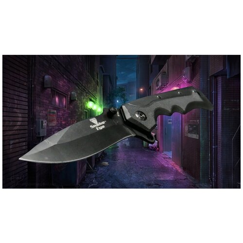 фото Нож складной в102в черный без бренда