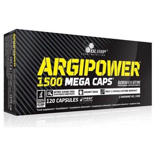 Аминокислота Olimp Sport Nutrition ARGIPOWER 1500 Mega Caps, 120 шт.