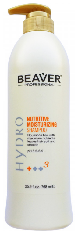 BEAVER шампунь Hydro Nutritive Moisturizing питающий и увлажняющий , 768 мл