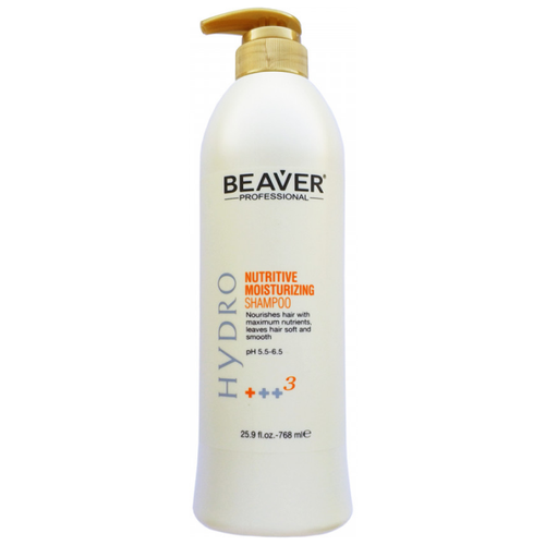 BEAVER шампунь Hydro Nutritive Moisturizing питающий и увлажняющий , 768 мл