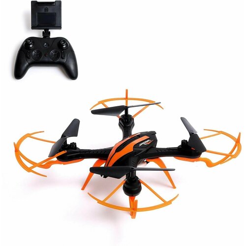 фото Квадрокоптер lh-x20wf, камера, передача изображения на смартфон, wi-fi, цвет чёрно-оранжевый denco store