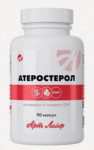Изображение товара Бад Артлайф Атеростерол, 90 капс.