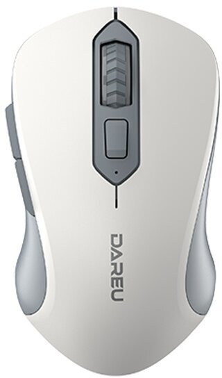 Мышь беспроводная Dareu LM115B Gray-White (серый/белый)