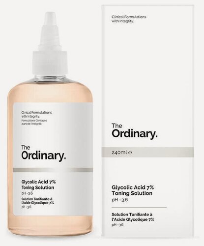 Изображение товара The Ordinary Glycolic Acid 7% Toning Solution Тоник пилинг для лица с 7% гликолевой кислотой, 240 мл