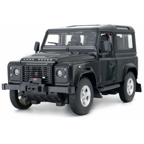 Внедорожник Rastar Land Rover Defender (78400), черный легковой автомобиль rastar land rover discovery 3 21900 1 14 40 см черный