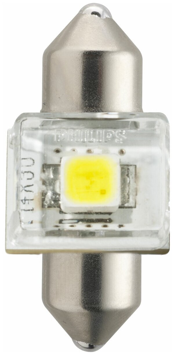 Лампа автомобильная светодиодная Philips X-tremeUltinon LED 129404000KX1 C5W 12V 1W SV8.5 4000K 1 шт.