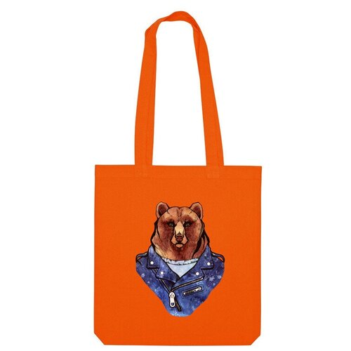 фото Сумка шоппер us basic, оранжевый