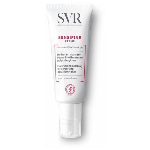 SVR Sensifine creme Успокаивающий увлажняющий крем для лица, 40 мл