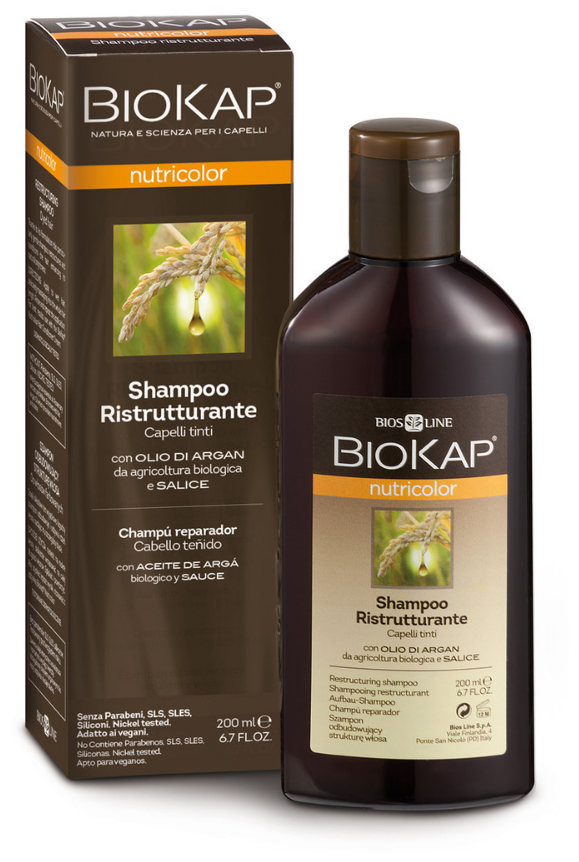 Шампунь для окрашенных волос восстанавливающий BioKap, 200мл
