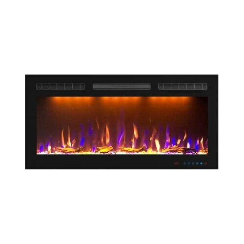 Электрический камин Royal Flame Crystal 36 RF 2 кВт 91.5 см 45 см 15.1 см черный 200 м³ 20 м² электрический камин royal flame designe 885cg 2 квт 88 5 см 56 см 13 5 см черный 180 м³ 20 м²