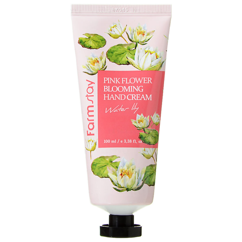 Farmstay Крем для рук Pink flower blooming Water lily, 100 мл farmstay pink flower blooming hand cream set