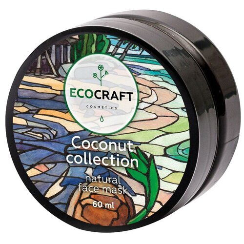 Экокрафт - Маска для лица увлажняющая и питательная Coconut collection Кокосовая коллекция, 60 мл