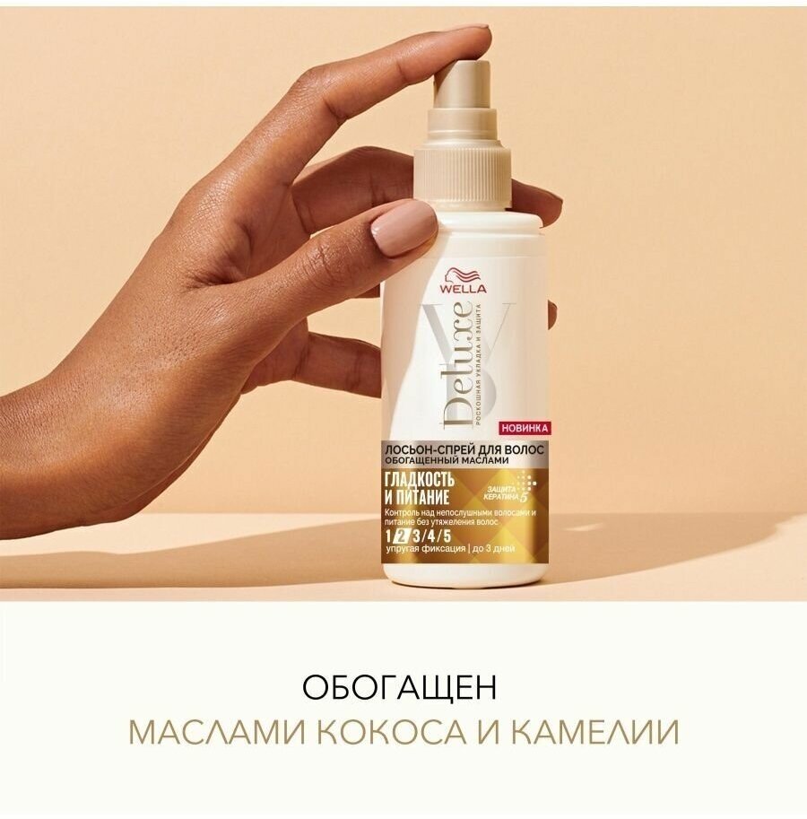 Wella Deluxe Гладкость и Питание Лосьон-спрей для волос