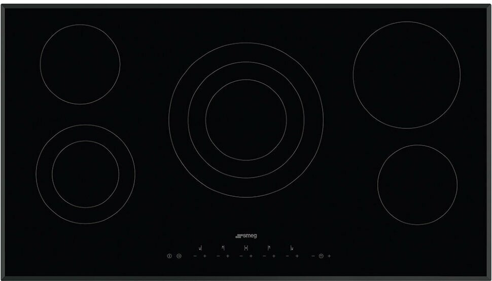 Электрическая варочная панель Smeg SE395ETB, черный